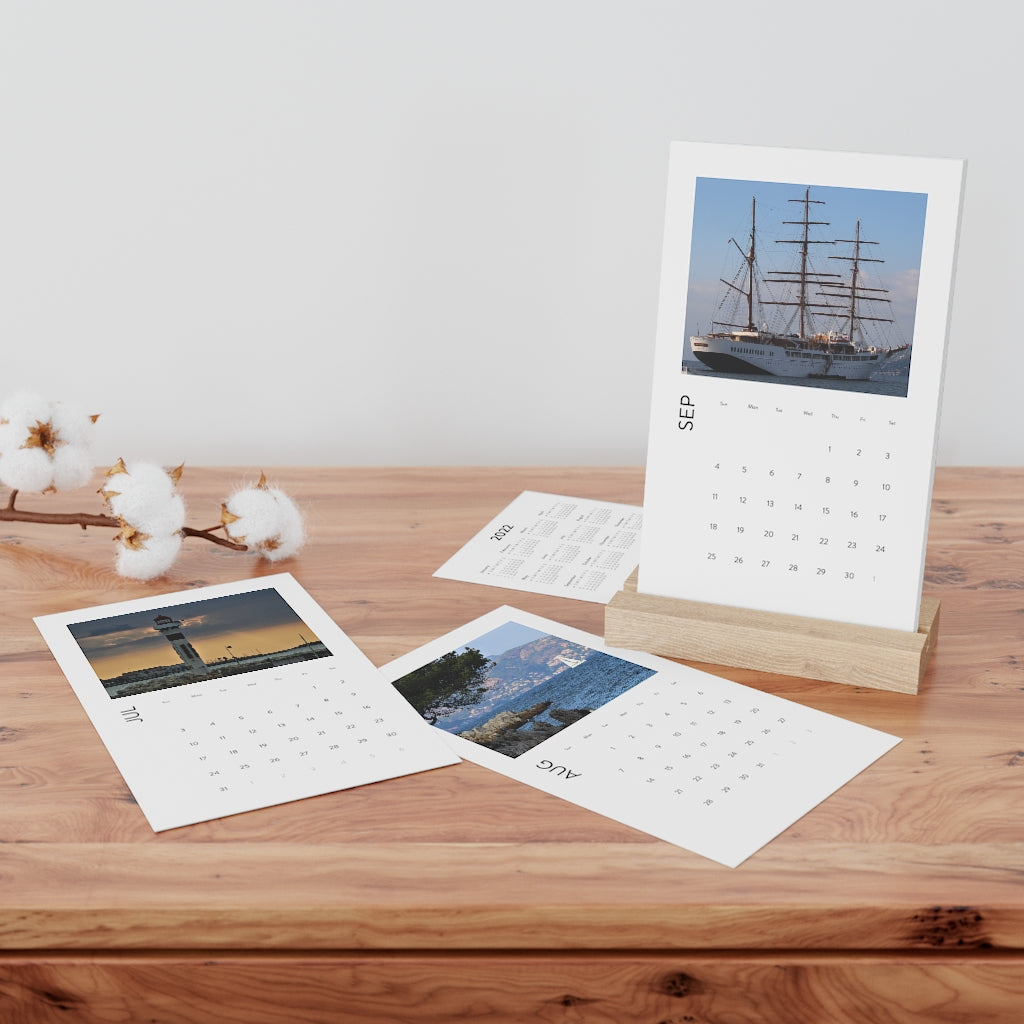 Global Yacht Original Photography Desk Calendar