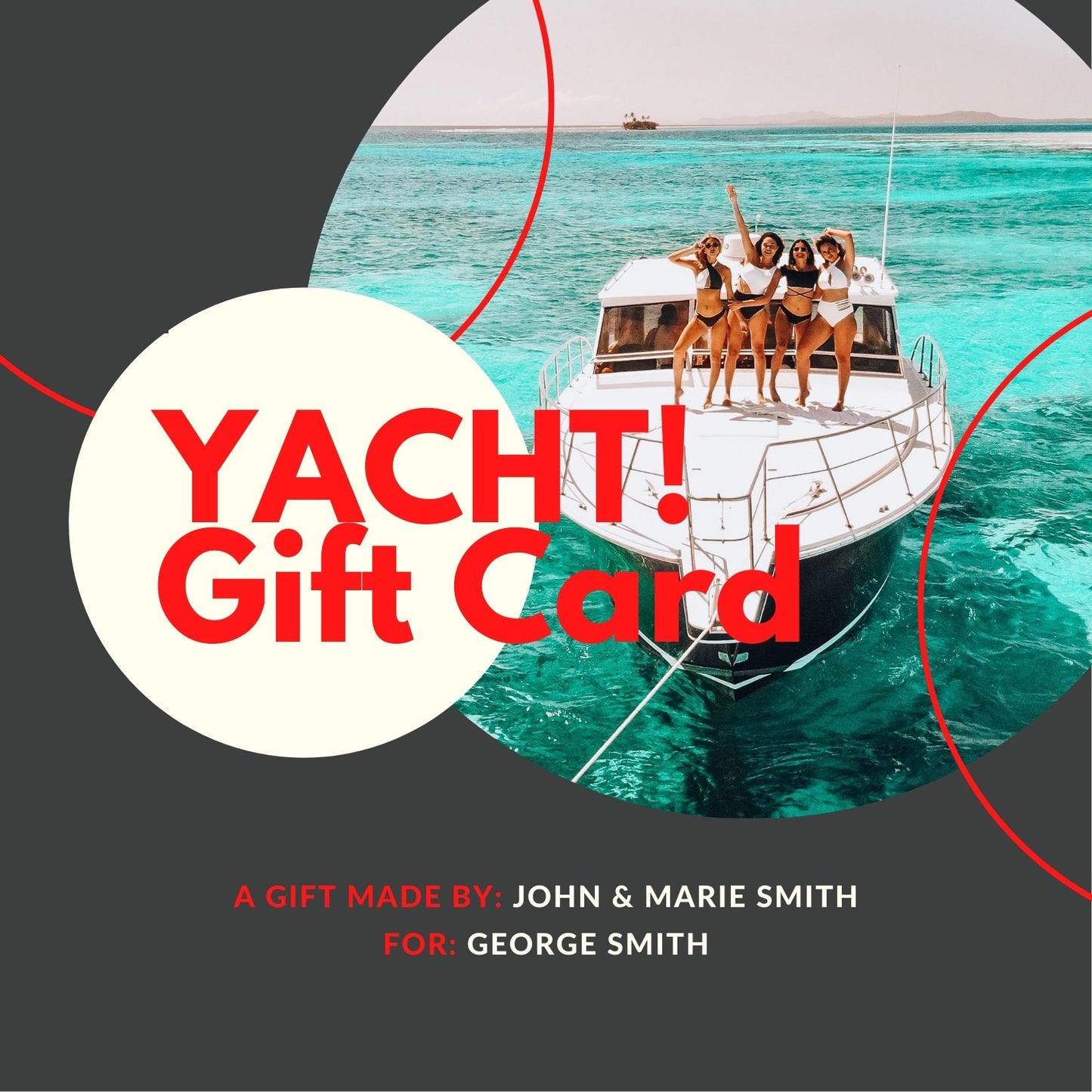 YACHT! Gift Card by Global Yacht